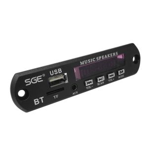 M515 Reproductor MP3 USB-SD, FM Y Bluetooth Pantalla Led 12Vcd Negro