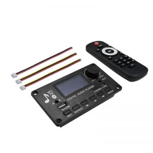 JQ-D006BT Reproductor MP3, Bluetooth 5.0, REC, USB-SD, FM, AUX, Control Remoto, Pantalla LCD 12Vcd