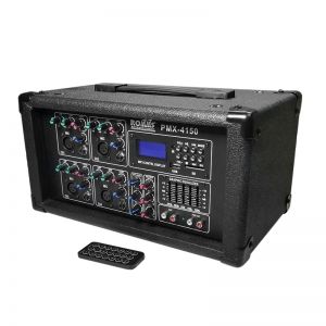 PMX-4150 Mezcladora Amplificada de 4 Canales 150W RMS MP3, Bluetooth