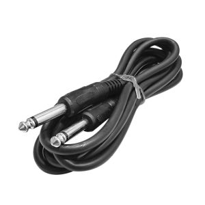 080-840 Cable para Audio con Plugs 6.3mm mono, 1.8m Largo