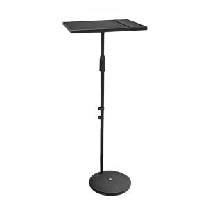 Soporte de Piso Multifuncional para Proyector, Laptop, Tableta, Altura Ajustable, Base Metal