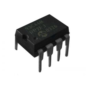 93C46B Memoria Eeprom Limpia Microchip