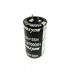 10000uF-50V Capacitor Electrolitico Calidad Audio 105g 2.8cm Diametro/ 5cm Alto