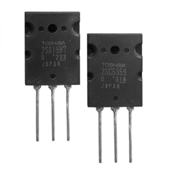 2SA1987-O 8個+2SC5359-O 8個 東芝 トランジスタ 計16個 2SC5359 + 2SA1987 1 Pair NPN PNP Audio Power Transistor