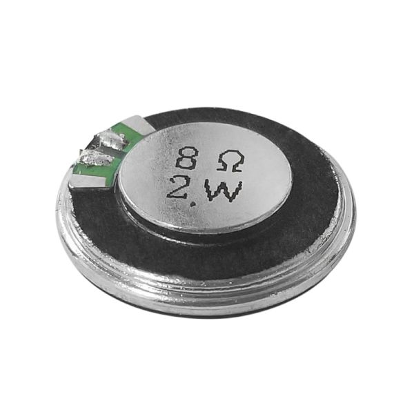 Bocina Plana de Full Rango Ohms 2w 28mm Diametro para